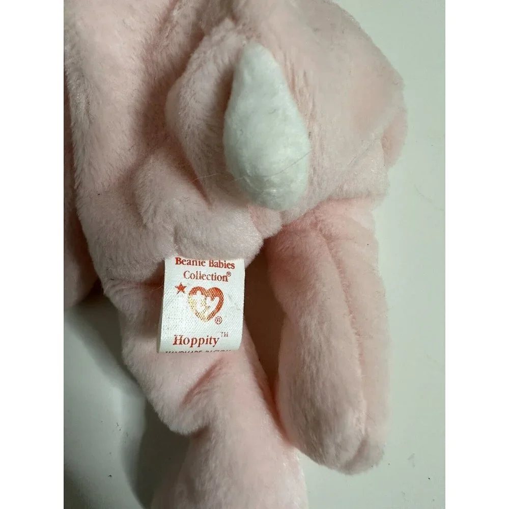 Lot of 4 TY‎ Beanie Baby Easter Bunnies Hoppitty, Hippity, Hippie , Eggerton